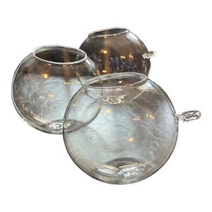 PIGMENT Glass Globe Succulent Wall Hangers 3 x 5